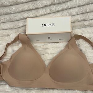 OEAK Womens Deep V Bras Wireless